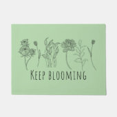 Keep Blooming Fußmatte ドアマット (正面)