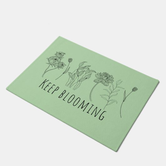 Keep Blooming Fußmatte ドアマット (アングル)