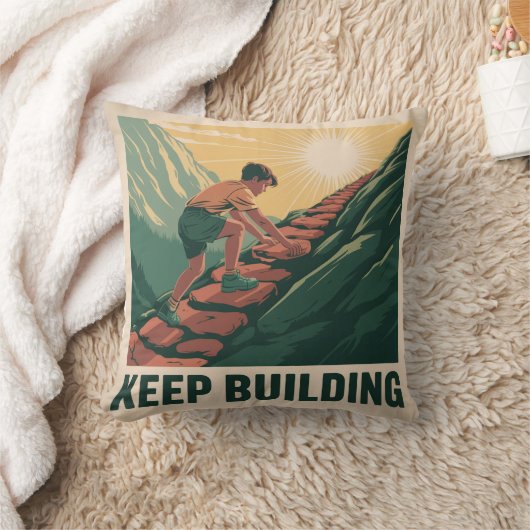 Keep Building クッション (ブランケット)