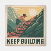 Keep Building マグネット (正面)