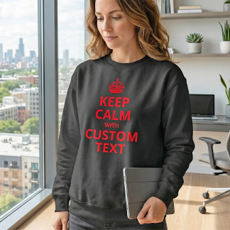 Keep Calmカスタム引用テンプレートTシャツ Tシャツ