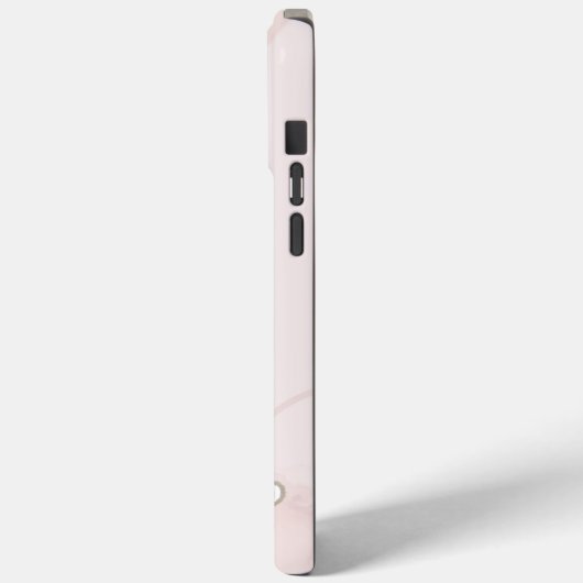 'Keep Calm' うさぎ iPhone 15 Pro Max カバー (裏面 / 左)