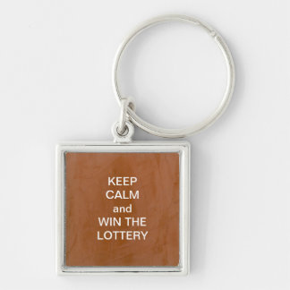 KEEP CALM で宝くじに当選しよう タンジェリン キーホルダー