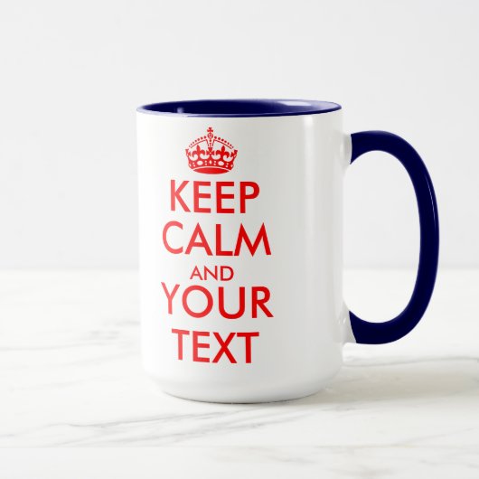 Keep calm コンボマグ テンプレート マグカップ (右)