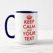 Keep calm コンボマグ テンプレート マグカップ (左)