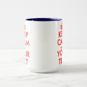 Keep calm コンボマグ テンプレート マグカップ (中央)