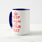 Keep calm コンボマグ テンプレート マグカップ (正面左)