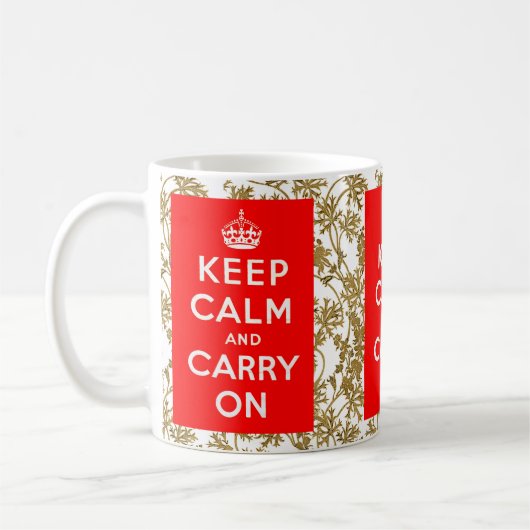 Keep Calm コーヒーマグカップ (左)