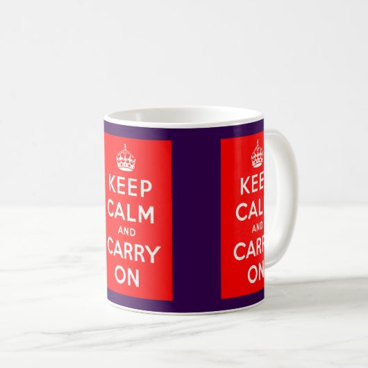 Keep Calm コーヒーマグカップ (正面右)
