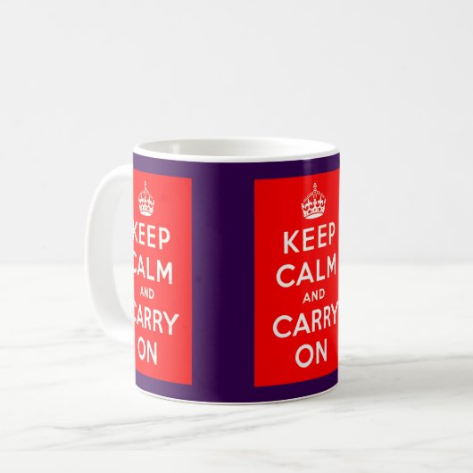 Keep Calm コーヒーマグカップ (正面左)