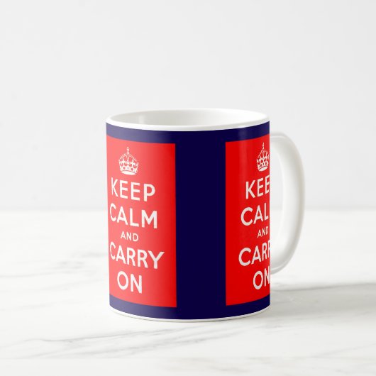 Keep Calm コーヒーマグカップ (正面右)