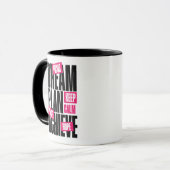 Keep Calm フォーカス ホープ 平和 モチベーション マグカップ (正面左)
