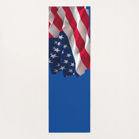 keep calm affirmational quote and vibrant flag ヨガマット (裏面)