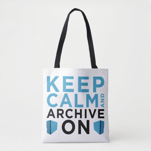 Keep Calm and Archive On (USA Tote) トートバッグ (正面)