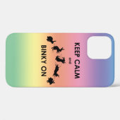 Keep Calm and Binky On iPhone 12ケース (レインボー) Case-Mate iPhoneケース (裏面 (横))