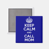KEEP CALM AND CALL MOM マグネット (正面/裏面)
