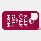 Keep Calm and Call Mom Case-Mate iPhoneケース (裏面 (横))