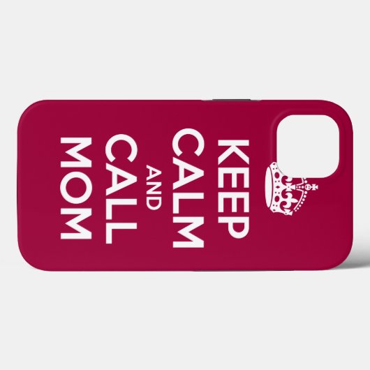 Keep Calm and Call Mom Case-Mate iPhoneケース (裏面 (横))