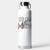 Keep Calm and Carney On ウォーターボトル (正面)