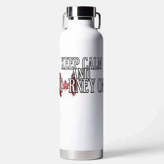 Keep Calm and Carney On ウォーターボトル (正面)