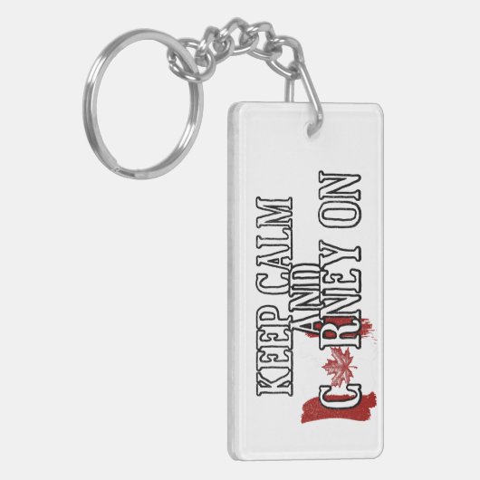 Keep Calm and Carney On キーホルダー (正面左)