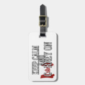 Keep Calm and Carney On ラゲッジタグ (正面縦)