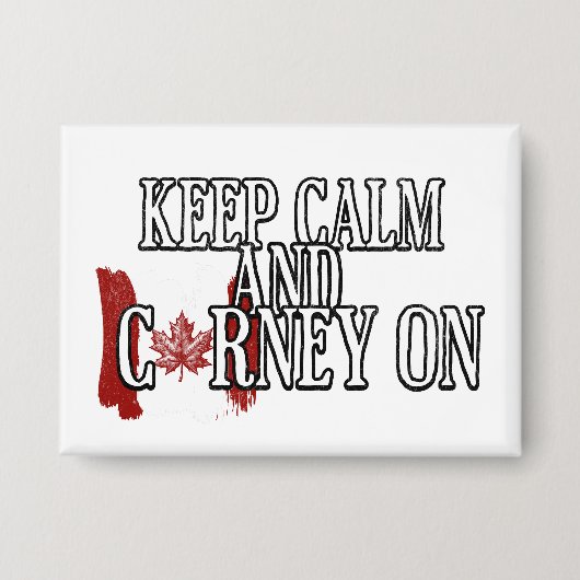 Keep Calm and Carney On 缶バッジ (正面)