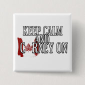 Keep Calm and Carney On 缶バッジ (正面)