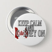 Keep Calm and Carney On 缶バッジ (正面&裏面)