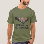 Keep calm and carrion tシャツ (正面)