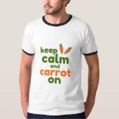 Keep Calm and Carrot On Tシャツ (正面)