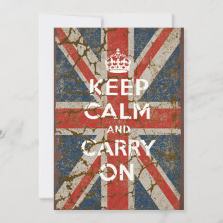 Keep Calm and Carry Onとイギリス国旗