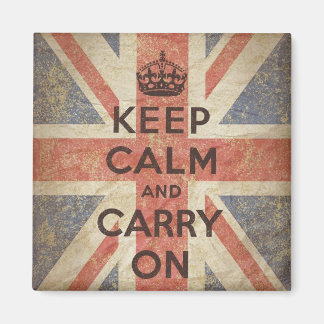 Keep Calm and Carry Onとイギリス国旗 マグネット