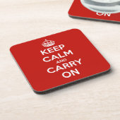 Keep Calm and Carry Onのコースター コースター (左側)