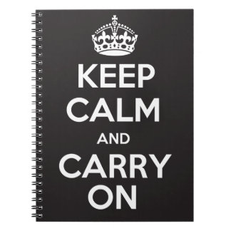 Keep Calm and Carry Onのノート ノートブック