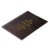 Keep Calm and Carry Onのノート ノートブック (左側)