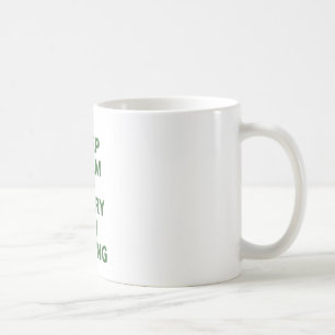 Keep Calm and Carry Onのベーキング コーヒーマグカップ