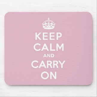 Keep Calm and Carry Onのペルシャ語は上がりました マウスパッド