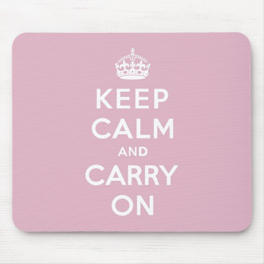 Keep Calm and Carry Onのペルシャ語は上がりました マウスパッド (正面)