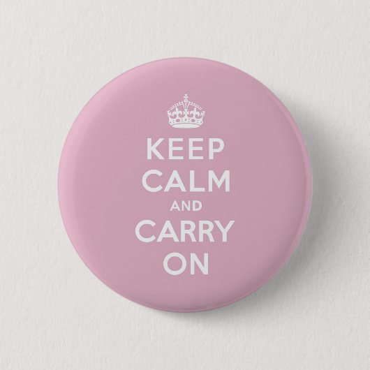 Keep Calm and Carry Onのペルシャ語は上がりました 缶バッジ (正面)