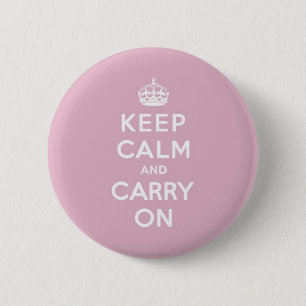 Keep Calm and Carry Onのペルシャ語は上がりました 缶バッジ