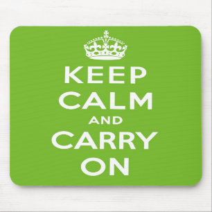 Keep Calm and Carry Onのマウスパッド マウスパッド