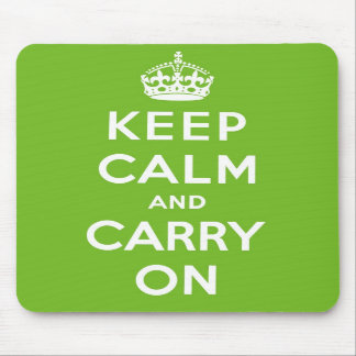 Keep Calm and Carry Onのマウスパッド マウスパッド