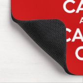 Keep Calm and Carry Onのマウスパッド マウスパッド (コーナー)