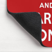 Keep Calm and Carry Onのマウスパッド マウスパッド (コーナー)