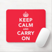 Keep Calm and Carry Onのマウスパッド[景色] マウスパッド (マウス)