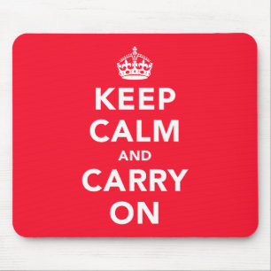 Keep Calm and Carry Onのマウスパッド[景色] マウスパッド