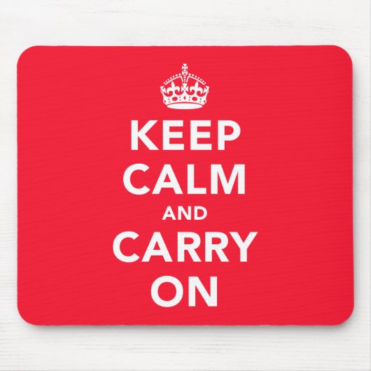 Keep Calm and Carry Onのマウスパッド[景色] マウスパッド (正面)