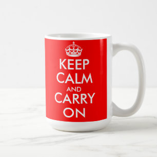 Keep Calm and Carry Onのマグ-オリジナル コーヒーマグカップ
