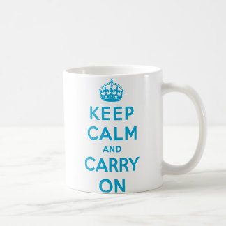 Keep Calm and Carry Onのマグ コーヒーマグカップ